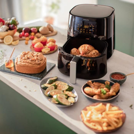 Philips Airfryer XL Oil -free Fryer 3000 HD9270/70, 1,2 kg, tecnologia Air Rapid, 7 Pre -setlements, Black