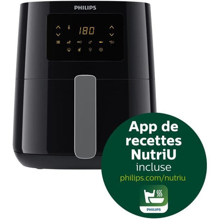 Friggitrice senza olio - PHILIPS - Airfryer L HD9252/70 Serie 3000 - 4,1 L - 4 persone - 7 preimpostazioni - Nero