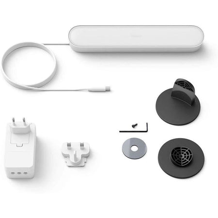 Philips Hue Play White & Color Ambiance, Kit di base x 1, bianco, lavora con Alexa, Google Assistant e Apple Homekit