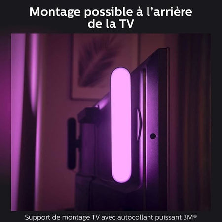 Philips Hue Play White & Color Ambiance, Kit di base x 1, bianco, lavora con Alexa, Google Assistant e Apple Homekit