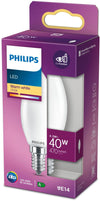 Lampadina LED Philips equivalente 40W B35 E14 bianco caldo non dimmerabile