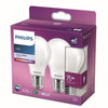 Lampadina LED Philips Equivalente 75W E27 Bianco freddo non dimmerabile, vetro, set di 2