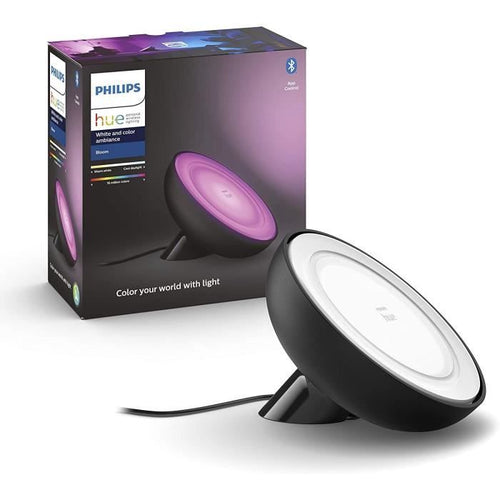 Philips Hue White & Color Ambiance, Bloom, Black, Bluetooth Compatible, lavora con Alexa, Google e HomeKit