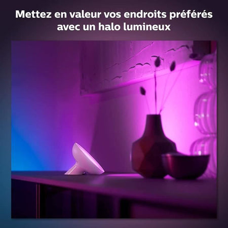 Philips Hue White & Color Ambiance, Bloom, Black, Bluetooth Compatible, lavora con Alexa, Google e HomeKit