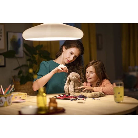 Lampadina LED Philips Equivalent60W E27 Bianco caldo non regolabile, vetro, set di 2