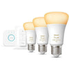 PHILIPS Hue White Ambiance Smart LED Starter Kit - E27 x3 e telecomando Hue
