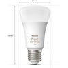 Philips Hue White and Color Ambiance, Starter Kit 2 Bulbs E27, 75W, Bluetooth, lavora con Alexa, Google e HomeKit