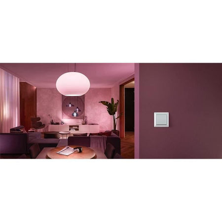 Philips Hue Wall Switch Module, White, lavora con Alexa, Google Assistant e Apple Homekit
