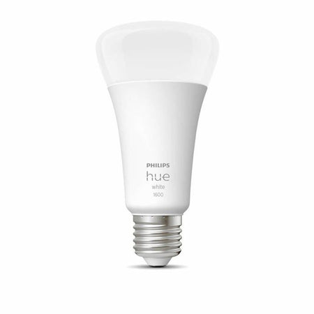 Philips Hue White, LED LED LED LED E27 100W, 1600 Lumen, Bluetooth Compatible, funziona con Alexa, Google, HomeKit