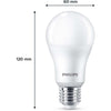 Lampadina LED - PHILIPS - 100 W - A67 E27 - Bianco freddo - Non dimmerabile x 3