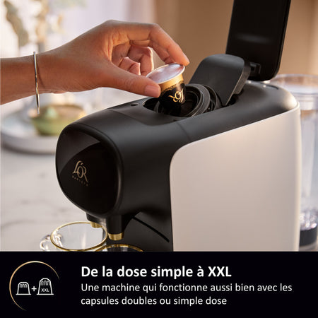 Caffettiera a cialde - PHILIPS - LM9012/00 - Sublime Gold - Bianco Satinato