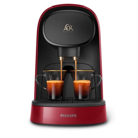 PHILIPS L'Or Barista LM8012/51 doppia macchina da caffè espresso a capsule - Rossa + 9 capsule