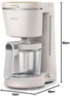 Macchina da caffè filtro - PHILIPS - HD5120/00 - 1,2 L - Bianco opaco - Ecologica