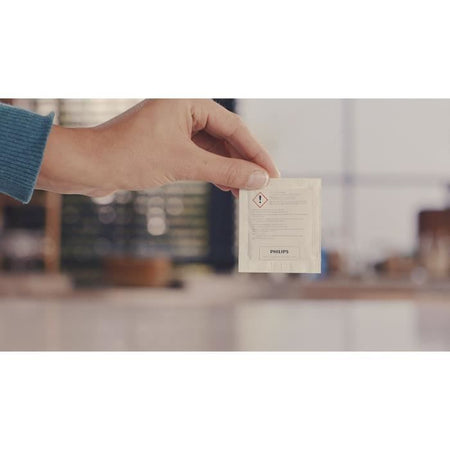 Bustine pulisci circuito latte - PHILIPS - CA6705/10 - Rimuove residui di latte - Confezione da 6 buste