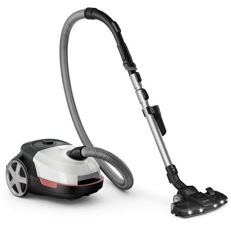 Aspirapolvere a traino con sacco - PHILIPS XD6122/12 - 900 W - 4 L - Bianco polare