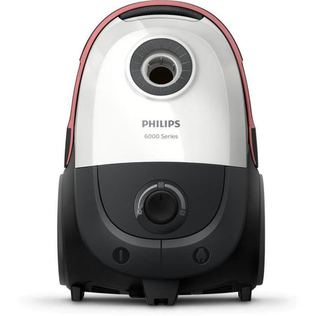 Aspirapolvere a traino con sacco - PHILIPS XD6122/12 - 900 W - 4 L - Bianco polare
