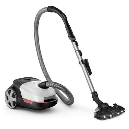 Aspirapolvere a traino con sacco - PHILIPS XD6122/12 - 900 W - 4 L - Bianco polare