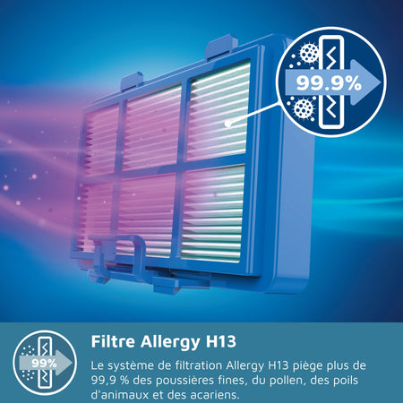 Aspirapolvere a bidone con sacco - PHILIPS - XD5123/10 - 900 W - 4 L - Nero