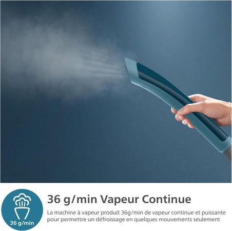 Vaporiera verticale - PHILIPS - STE1040/20 - 1800 W - 3 impostazioni - Blu