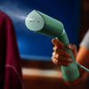 Vaporiera portatile - PHILIPS - STH5010/70 - 1300 W - Cottura a vapore verticale - Flusso di vapore continuo - Cavo: 2,5 m - Verde