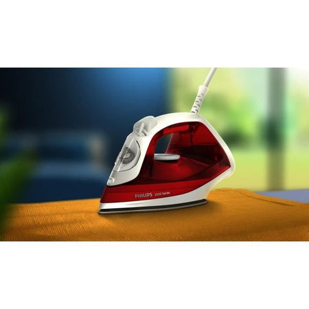 Philips - DST2010/40 Iron Series 2000 - Flusso vapore 25 g/min - 2000 W - Rosso