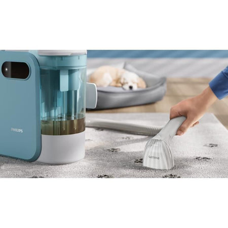 Shampoo smacchiatore - PHILIPS Spot Cleaner XW3193/11 - Pulisce varie superfici tessili - Spazzola larga - Auto Clean