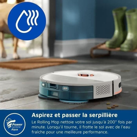 Aspiradora robot PHILIPS XU5100/20 - 10000 Pa - Vaciado automático - Navegación láser