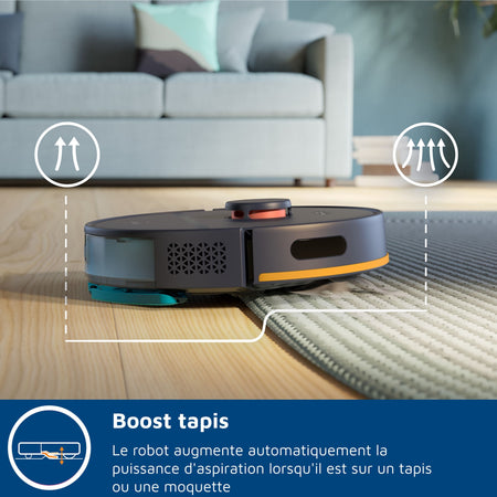 Aspiradora robot PHILIPS XU2000/15 - Potencia 6000 Pa - Navegación láser