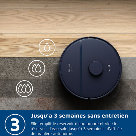 Aspiradora robot PHILIPS XU2000/15 - Potencia 6000 Pa - Navegación láser