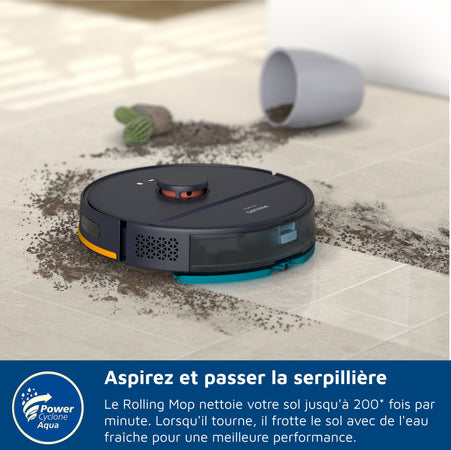 Aspiradora robot PHILIPS XU2000/15 - Potencia 6000 Pa - Navegación láser