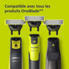 Testina rasoio - PHILIPS One Blade - Confezione da 4 lamette di ricambio 360  QP440/50