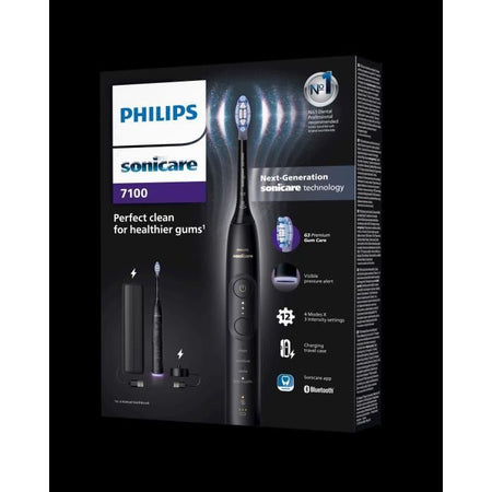 Spazzolino da denti - PHILIPS - HX7421/01 - Sonicare - Serie 7100 - Nero - Elettrico