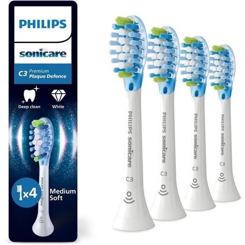 Confezione da 4 testine - PHILIPS - HX9044/87 - C3 bianco