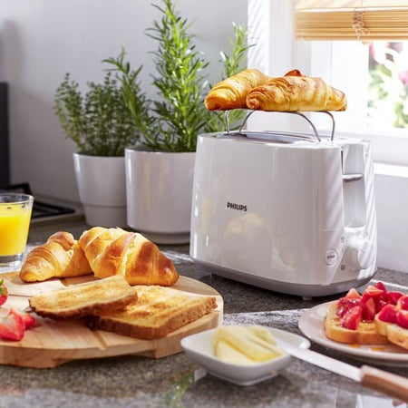 Tostapane PHILIPS HD2581 / 00 - 2 slot - 830 W - Bianco