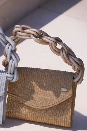 PHO Firenze | Borsa con patta manico maxi catena