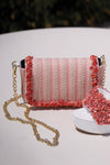 PHO Firenze | Pochette a tracolla con patta dettaglio pietre