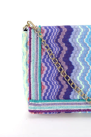 PHO Firenze | Pochette a tracolla fantasia con patta