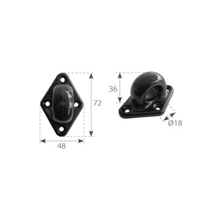 Piastra Anello In Plastica