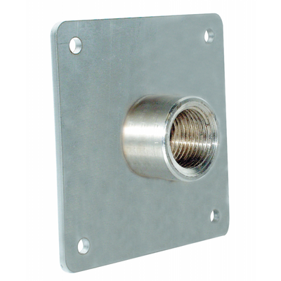 Piastra Inox C/Manicotto Da 1'1/4