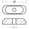 Piastrina 2 Hp 9,9-15 Hp 4T