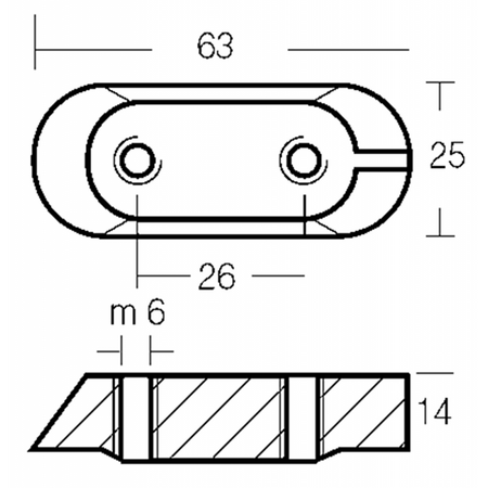 Piastrina 80-300Hp In Alluminio