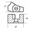 Piastrina Yamaha 682-11325-00