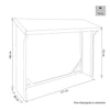 Legnaia da giardino in legno di pino impregnato in autoclave 217x80x155/180 Marrone