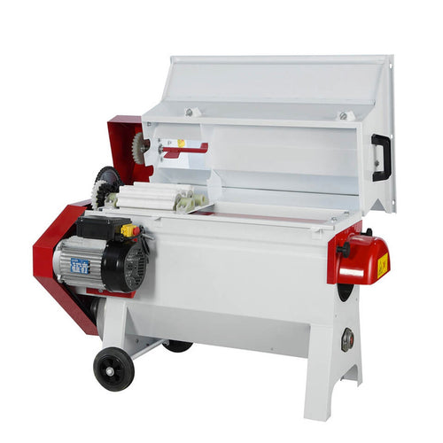 Pigiadiraspatrice apribile con pompa per uva con motore da 2 HP 2000 kg/h