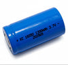 1 Pila Litio Batteria 18350 1200mah Testa Piatta ricaricabile 3,7V Ricambio Torcia Pacco Batteria