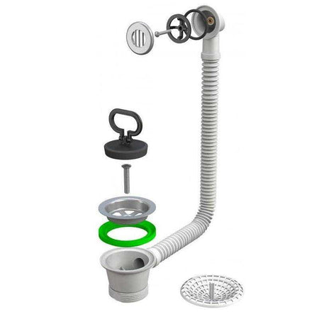 Pilettone 1"1/2 Lavello C/Trop S/Tondo