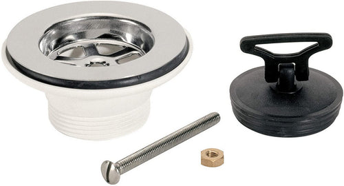 Pilettone 11/2 Lavello Pvc Mm 80 Inox