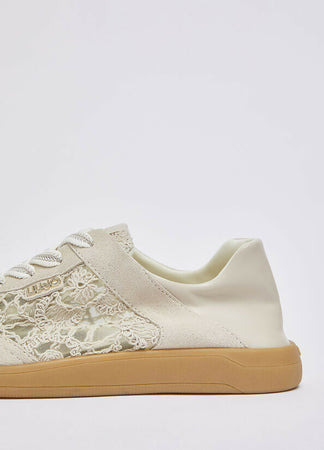 Liujo Donna Sneakers con ricamo macramè