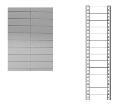 Schiena in lamiera a 13 doghe per scaffale magazzino cm. 100x250h