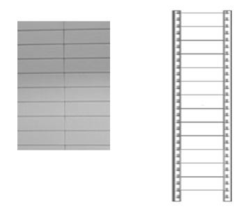 Schiena in lamiera a 13 doghe per scaffale magazzino cm. 120x250h